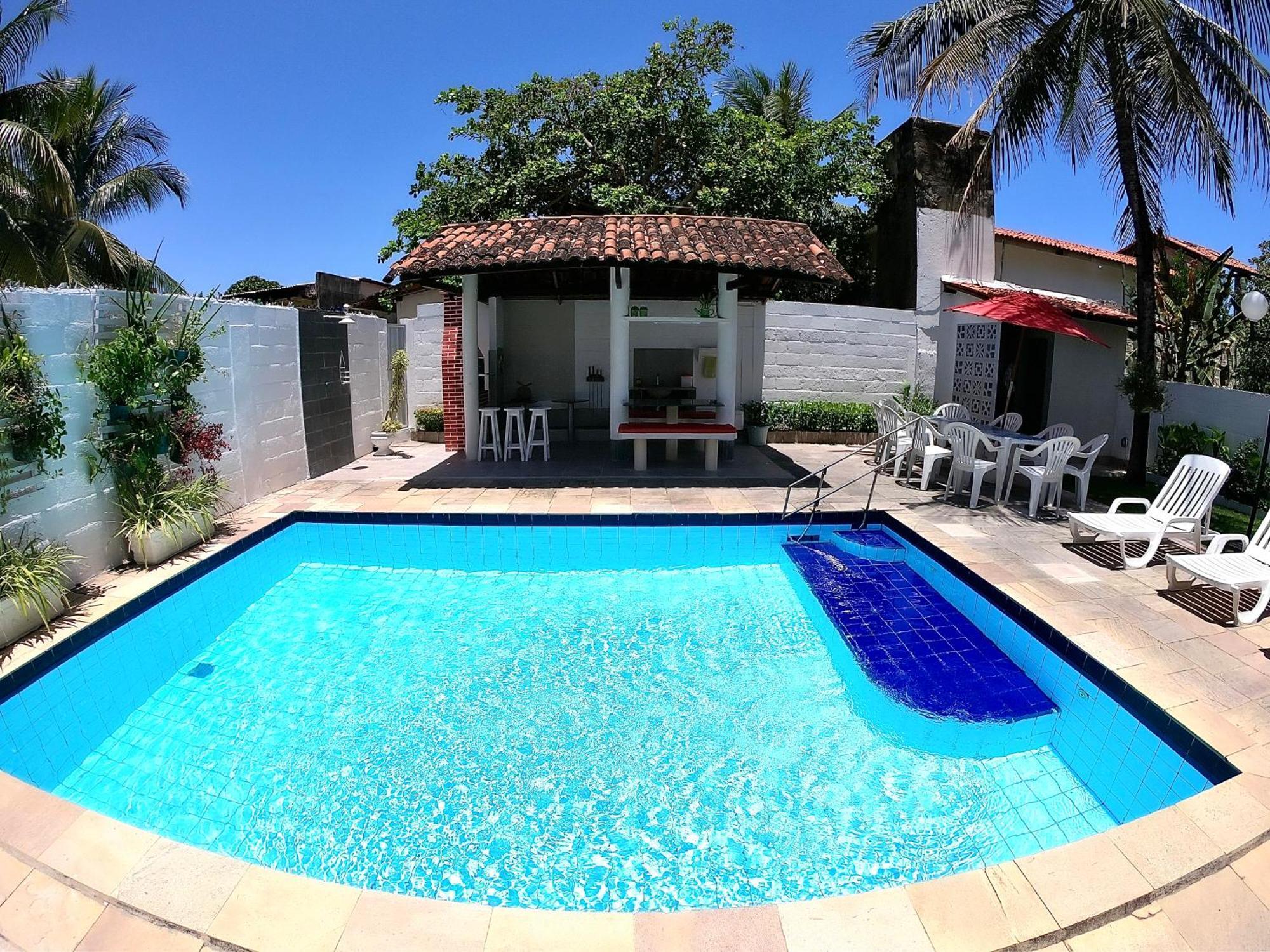 Casa mobiliada com piscina para família Sirinhaém Exterior foto