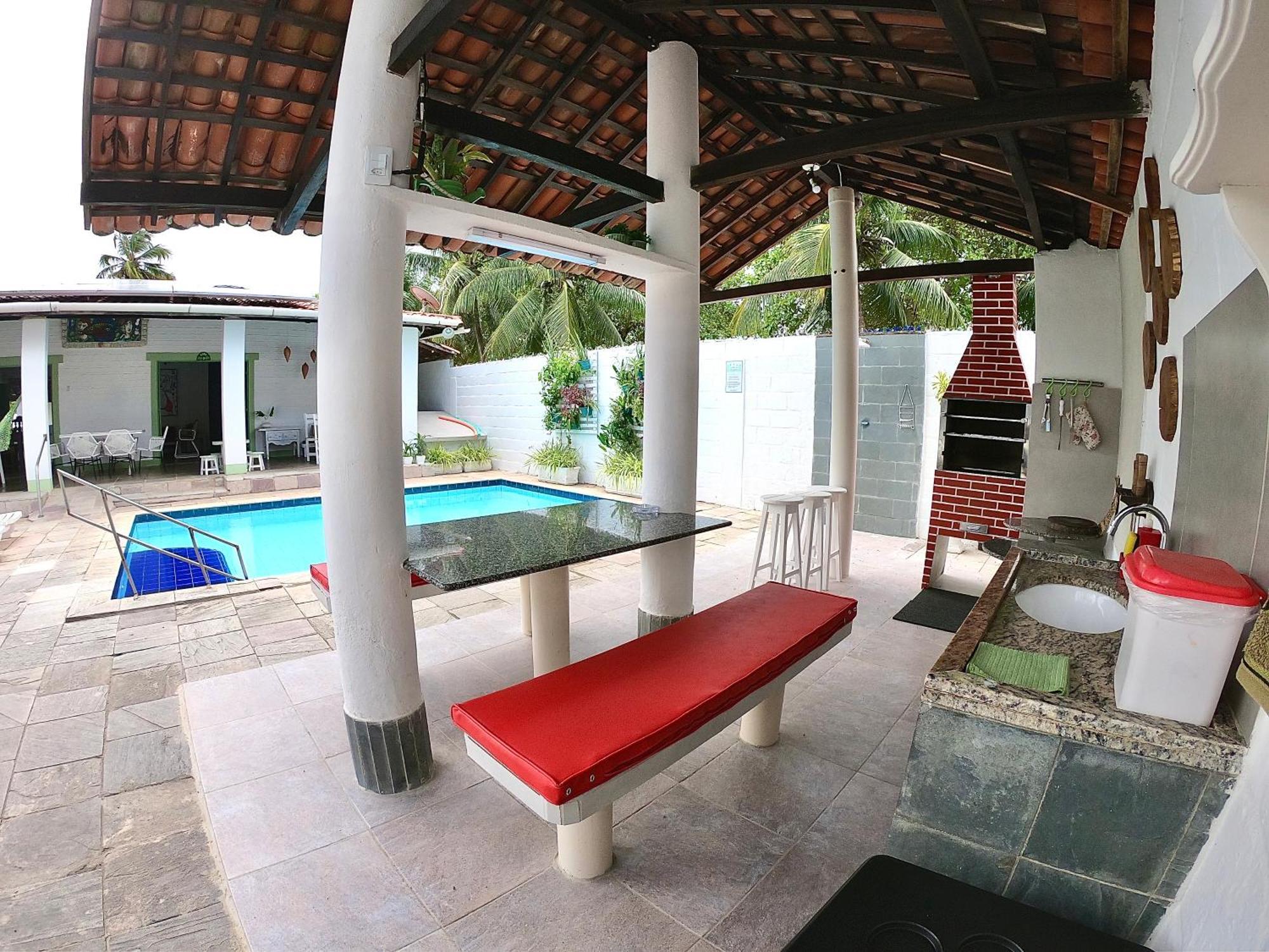 Casa mobiliada com piscina para família Sirinhaém Exterior foto